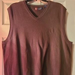 Chaps size L brown sweater